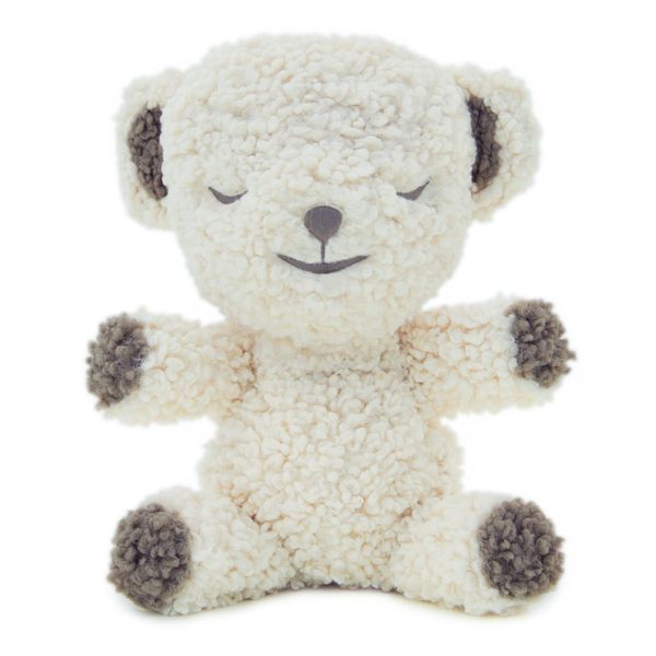 SNOObear 3-in-1 White Noise Lovey - Cry-Activated Plush Baby Sleep Soother - Cream