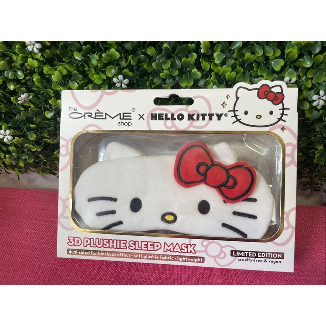 THE CREME SHOP - HELLO KITTY LIMITED EDITION 3D PLUSHIE SLEEP MASK NEW