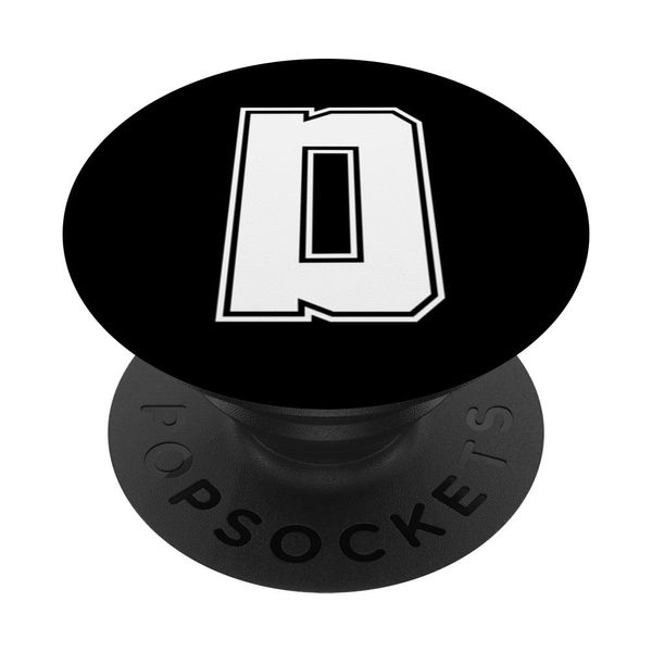 Buchstabe D Name College Alphabet Monogramm Initiale PopSockets Klebender PopGrip