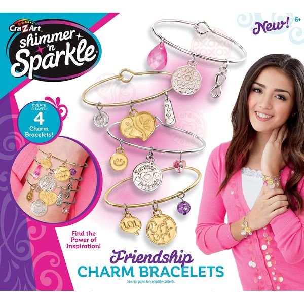 Cra-Z-Art Shimmer ‘N Sparkle Trendy Charm Bracelet Kit