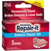 Dentemp Repair Kit - Repair-It Advanced Formula Denture Repair Kit - Denture Repair Kit Repairs Broken Dentures - Denture Repair to Mend Cracks & Replace Loose Teeth