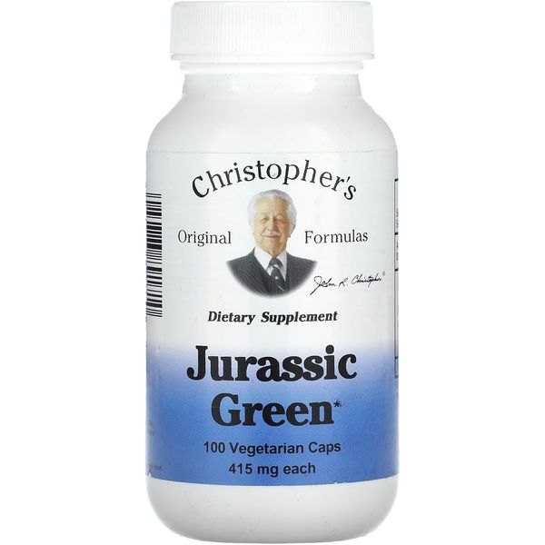 Jurassic Green, 100 Vegicaps by Dr. Christophers Formulas