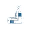 1/2 BSP x 3/4 JIC M/M 90° Compact