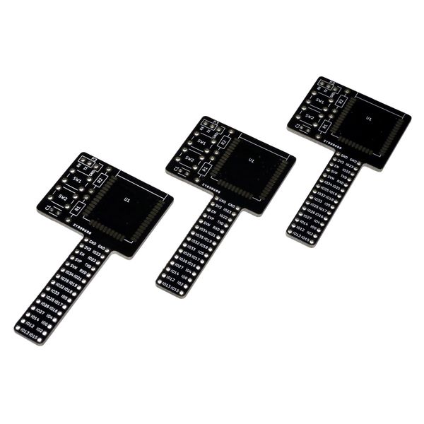 E32-BreadPlus (Set of 3 PCBs) - WiFi Microcomputer Breadboard Development Board with Switch