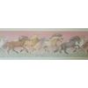 Horses with Pink Background Wallpaper Border by Brewster Wallcovering