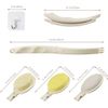 Foldable Shower Back Body Scrubber with Extra Long Handle Bath Brush Stiff brush
