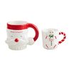 Mud Pie Xmas Big And Little Mug Set