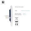 Trendi Switch Artistic Modern Glossy Telephone Socket White