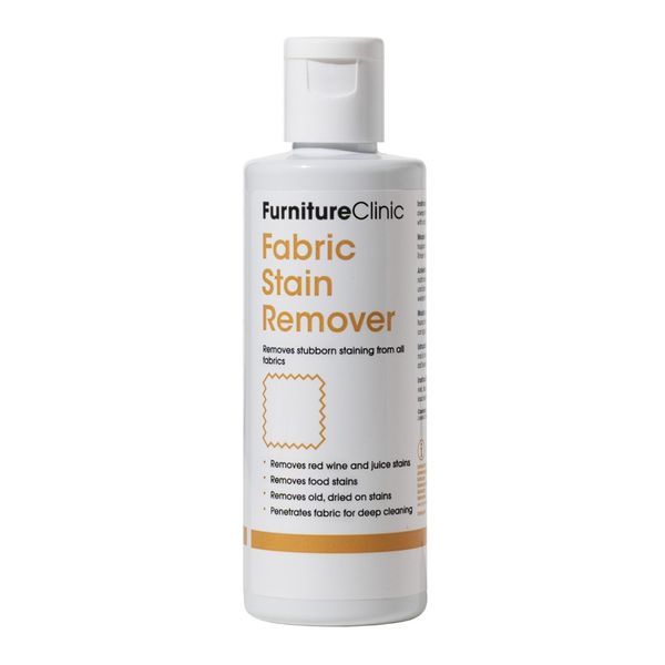 Furniture Clinic Fabric Stain Remover - Removes Stubborn Food & Drink Stains from All Fabrics - Removes Old, Dried on Stains - Use on Sofas, Car Seats, Cushions, Rugs (125ml)