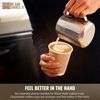We Can Source It Ltd - 8oz Disposable Kraft Triple Wall Paper Cups with White Lids - 200 Pack