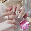 480 PCS 20 Sheets Transparent False Nail Stickers Double-Side Glue False Nail Sticky Tabs Waterproof False Nail Glue Stickers Breathable False Nail Tabs Adhesive Strong for Press on Nail DIY Nail Art
