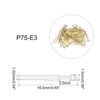 sourcing map Spring Test Probe Pin 100pcs 1.5mm Tip 16.5mm for PCB Board Testing Contact