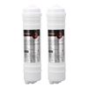 2Pcs Water Purifier Filter Replacement RO Membrane Korean Quick Connect 10in 75g