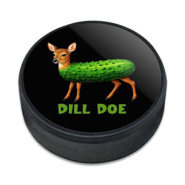 GRAPHICS & MORE Deer Dill Doe Ice Hockey Puck