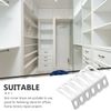 DOITOOL Corner Brackets - 20pcs Right Angle Slotted L Bracket Shelves - Metal Joint Braces