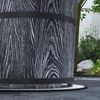 Outsunny Smokeless Fire Pit with Mat, 20" Firepit, Magnesium Oxide, Black