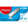 Maped N°10 Grau Staples, 1000 per box, Premium Quality for Optimum Stapling Performance