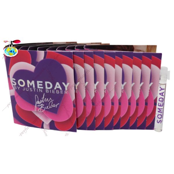 (Lot Of 10 Pces) Someday By Justin Bieber's .05oz./1.5ml Edp Vial For Women New