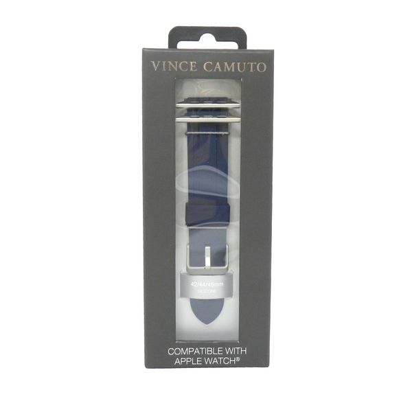 Vince Camuto Fashion Silicone Band For Apple Watch Navy 42/44/45MM