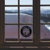 Small 100mm 'Floppy But Functional' Clear Static Window Cling Sticker/Decal (Black) (WC00127599)