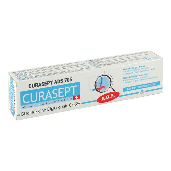 CURASEPT Zahnpasta 0,05% CHX ADS705 75 ml