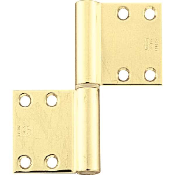 Best 195 a noiceless Flag Hinges, Gold 0150 – 055