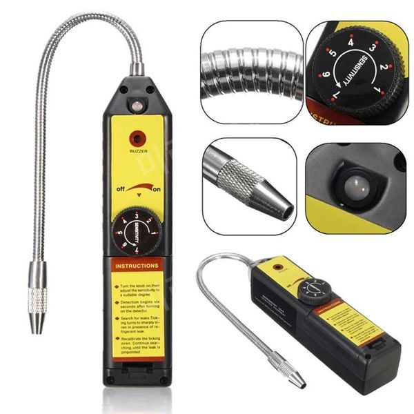 Refrigerant Leak Detector Halogen Gas Leak Detector CFC HFC Adjustable Air Conditioner R22A R134A Leak Tester, CHINA