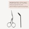 PARSA Beauty Eyebrow Styling Set - Eyebrow Set with Scissors & Brush - Precise Eyebrows Trim, Cut & Shape - Beauty Set for Women, Groomed Eyebrows at Home