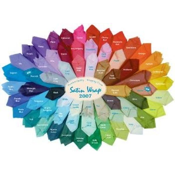 Colored Tissue Paper 480 Sheets 1 color per ream: Mandarin Red
