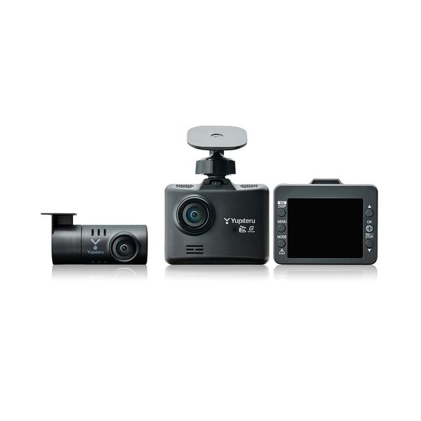 Yupiteru DRY-TW6000d Dash Camera, Front and Rear 2 Cameras, HD & G Sensor & HDR, Direct Connection Model, LCD