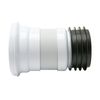 Fluidmaster ZB38306 Flexi Pan Conn - Short WC Connector, White