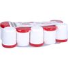 Salbenkruke weiß 30gr incl. Deckel rot, 10 St