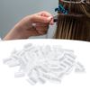 2 Bag U Tip Keratin Clear Granule Beads for Hair Extensions Bonding or Rebond, Nail Shaped Fusion Glue Pack White Clear Hair Extension Fusion Keratin U Glue Tips Rebond Granules
