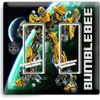 BUMBLE BEE AUTOBOT TRANSFORMERS DOUBLE GFI LIGHT SWITCH NERD DORM ROOM ART DECOR