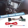 X AUTOHAUX Add an Amp Amplifier Adapter Interface to Radio System with Red Wire
