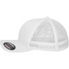 Flexfit Unisex Čepice Flexfit Mesh Trucker Baseballkappe, Weiß, Einheitsgröße EU