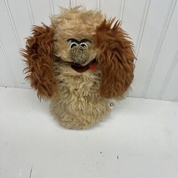 Cedric 1977 Russ Berry and Company hand puppet dog Toy Vintage Make Believe