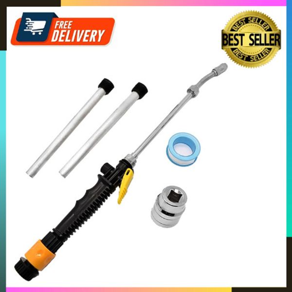 4 Pack RV Water Heater Anode Rod & RV Water Heater Flush Wand with Hex Wrench