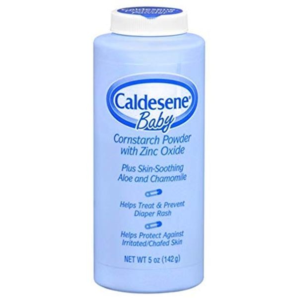 Caldesene Baby Cornstarch Powder With Zinc Oxide 5 oz (Pack of 2)