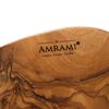 Amrami® Olive Wood Salad Servers - 2 Piece Set with Fork & Spoon 30cm - Handmade, Antibacterial & Sustainable
