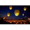 10 Yellow - Eco-Friendly Chinese Flying Sky Lanterns (A Liittle Tree)