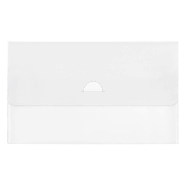 Kyoei Plastic Mask Case, White, Antibacterial, Pack of 5, WKM-450