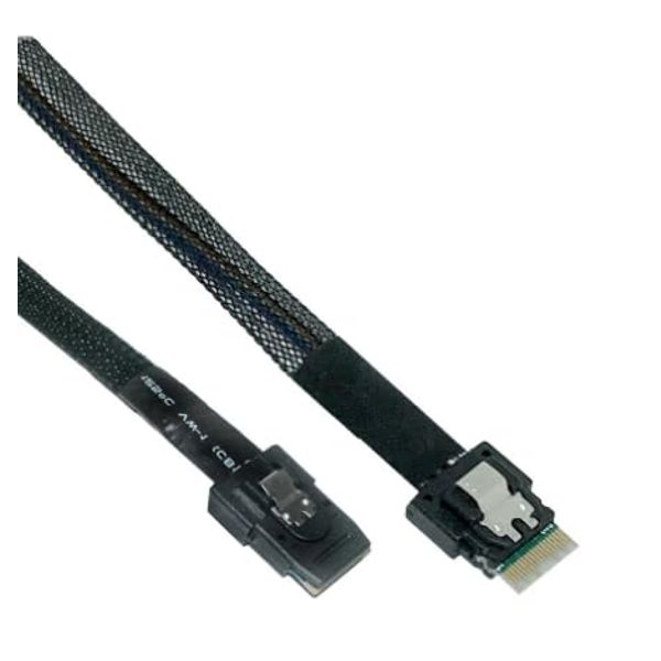 InLine 27645A Serial Attached SCSI (SAS) cable 0.5 m 12 Gbit/s Black