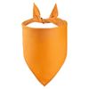 Petitebella Single Color Pet Bandana (Orange, Medium)