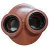 SHMOX Waste Pipe Adapter- The Ultimate Choice for Underground Drainage Systems (40mm Double)
