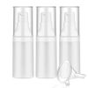 Mild East 3pcs 20ml Sterile Airless Pump Bottle with Funnel Easy to Carry and Fill Matte Lotion Bottles For Travel