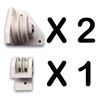 Tele Awning Rope Collection Kit for pergola. (White)