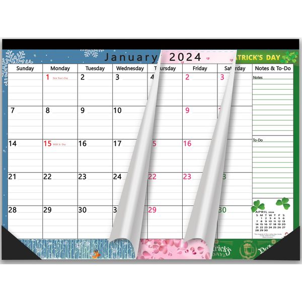 Magnetic Calendar 2024-2025 for Fridge, 17x12 Inches, Large, Schedule Planner Refrigerator, Monthly, January 2024- December 2025, 24 Months