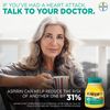 Aspirin Regimen Bayer, 325mg Enteric Coated Tablets, Pain Reliever, 100 Count