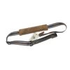 Walker & Williams U-66-Brown Double Hook Ukulele Shoulder Strap Hands Free 